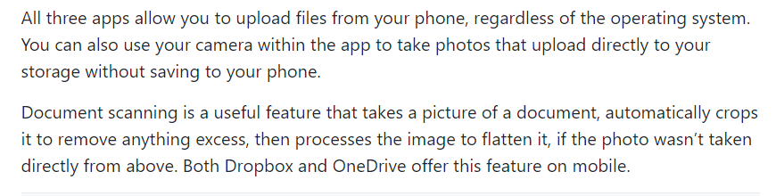 Adding Files to Your Cloud Storage From the App