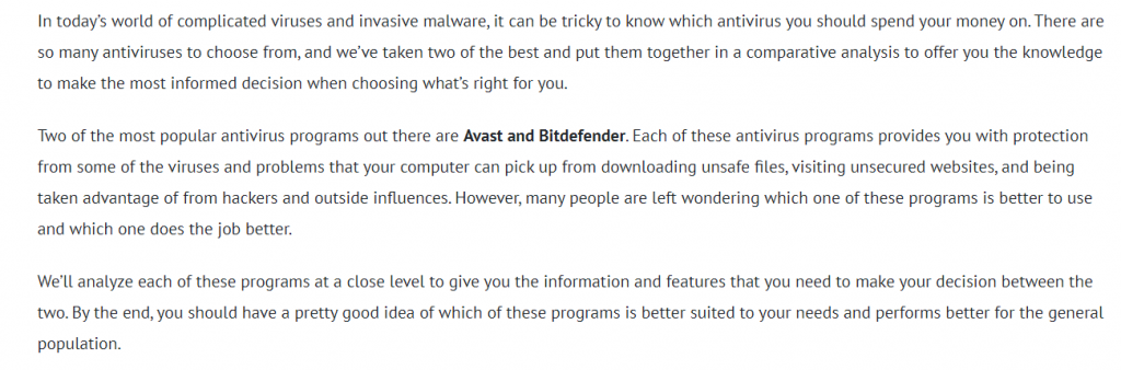 Avast vs Bitdefender Which is the Best intro