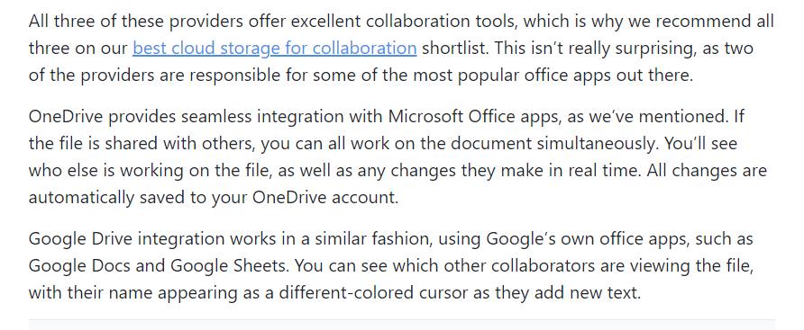 Collaboration Features